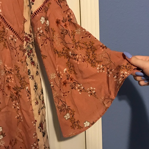 Boho pink floral dress ✨👗 - Picture 4 of 5